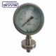 industrial manometer 100mm diaphragm seal chemical plant pressure gauge