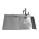 304SUS Stainless Steel Topmount Kitchen Sink With Tap Hole 36*20 Inch