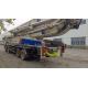 Used Zoomlion Model 2013 56m White Concrete Pump Truck With Benz Chassis