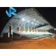Sunshade Prefabricated Steel Structure For Stadium Bleachers Tent Tensile Membrane