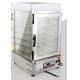 5 Layer Steamed Bun Machine , CE Commercial Food Warmer Display