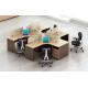 Unique Style Staff Particle Board Office Furniture With MFC Melamine Face Chipboard