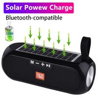 Solar Plate Wireless Portable Speaker Waterproof Boombox Stereo Music Box