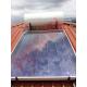 Rooftop Pressurized Flat Plate Solar Water Heater , Solar Powered Heater Blue