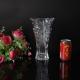 25CM Tall Rice shaped pattern vase high Clear glass vases China wholesale supplier