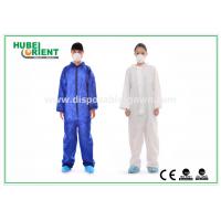 Protective Safety Blue Disposable Coveralls for Men And Eco-Friendly Durable Use