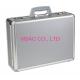 Multi - Purpose Silver Aluminum Briefcase , Metal Attache Case Easy For Carry