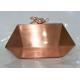 Irregular Shape Rose Gold Clutch Bag , Sparkly Silver Clutch Bag With Leopard Clasp