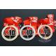 Spinning And Rotating Bespoke 10K Metal Award Medals For Maration , Sports Events