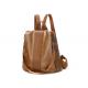 Big Capacity Soft Leather Backpack , Messenger Leather Backpacks For Girls