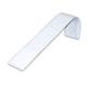 Leatherette Stud Earring Display Stands Ramp White PU Single Earring Pair Stand