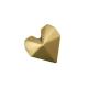 Heart Shaped Brass Furniture Hardware Handle Yellow