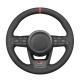 3 Color Options Faux Suede Car Steering Wheel Cover for Toyota Yaris Cross GR 2023 2024