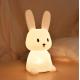 Silicone Bunny Lop Bunny Lamp Cartoon LED Silicone Rabbit Night Light