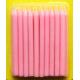 Light Pink Color Glitter Birthday Candles 20pcs For Girls Party / Valentine's Day