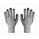 Wood Working And Warehousing Puncture Proof Grey HPPE Cut Resistant Gloves
