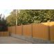 Green Water-resistant WPC Garden Fence Recycled For Garden And Corridor