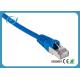SFTP Gold Plated Connectors Shielded Cat5e Patch Cable Ethernet 568B CU CCA Core Wiring
