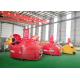 Durable Planetary Concrete Mixer 110kw Mixing Power 7200kgs Input Weight