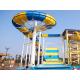 Giant Boomerang Water Slide For Family / Outdoor Water Park Equipment