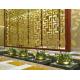 Bronze Cooper  Metal Laser Cut Panels Color stainless steel room dividers For Column Cover Cladding  304 316