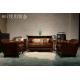 luxury classical leather sofa set furniture
