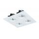 Four Lights 36W Square Gimbal LED Downlight High Luminus 2500lm