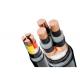 Low / Medium Voltage Steel Wire Armoured Power Cable 1 - 5 Cores Underground Cable