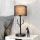 LED Antler Table Lamp Nordic Dimmable Desk Lamp Bedroom Bedside Hotel Black Study Lamp(WH-VTB-27)