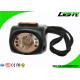 IP68 Small Size Digital Coal Mining Lights 8000lux 30 / 70 Degree Clip PC Lamp Body