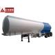 11900x2500x3800 Tanker Truck Trailer , Diesel Fuel Tank Trailer Anti - Wave Clapboards