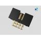 IDC Header connector, PCB Mount Receptacle, Board-to-Board, 2X4 Position, 2.54mm Pitch, Gold Flash, Right angle
