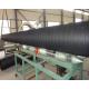 steel reinforced hollow wall winding pe hdpe drain drainage sewage  pipe  tube machine extrusion line production