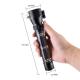 Phone Charger 380lm 200m Handheld Solar Flashlights With 2000mAh Battery