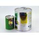 Large food grade easy open end  tinplate cans  , cookies / tea storage tin