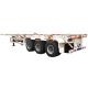 20FT Skeleton Container Semi Trailer 60T Tank Container Chassis CE