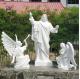 Marble Jesus Blessed Statue Stone Christ Jesus Sculpture Life Size Religious Christian Angel Outdoor