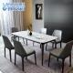 Nordic Rectangular Marble Dining Table And Chair Minimalist
