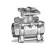 Stainless Steel Ball Valve ISO Mounting Pad Full Bore Antistatic Design