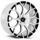 20 Inch 1- Piece Forged Weheel Rims For Audi RS7 5x112 White and Black