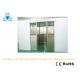 White Stainless Steel Air Shower With Electric Interlocked Locks , 22-25m/s Wind Speed