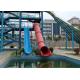 Exciting Huge Young People Fiberglass Water Slide Water Play Equipment