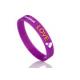 supply good price and short lead time of purple color filled charity bands