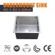 45x45 Composite Single Bowl 16 Gauge Undermount Kitchen Sink