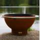 Large Portable 120cm Corten Steel Fire Pit For Courtyard