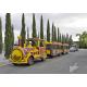 3kw Tourist Train Rides Sightseeing Roundhouse Trackless Trains Customized Size