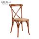 Nordic Mordern Wooden X Cross Back Chair Wedding Banquet Furniture Bentwood Chairs