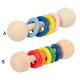 Gym Rodent 10.7cm Wooden Rattle Ring Montessori Wooden Teethers Safe