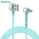 PVC Zinc Alloy Mobile Phone Charging Cable Multicolor With Micro Connector