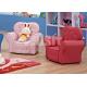 Princess Crown PVC Leather Childrens Sofa Chair No Assembly Required Top Grade